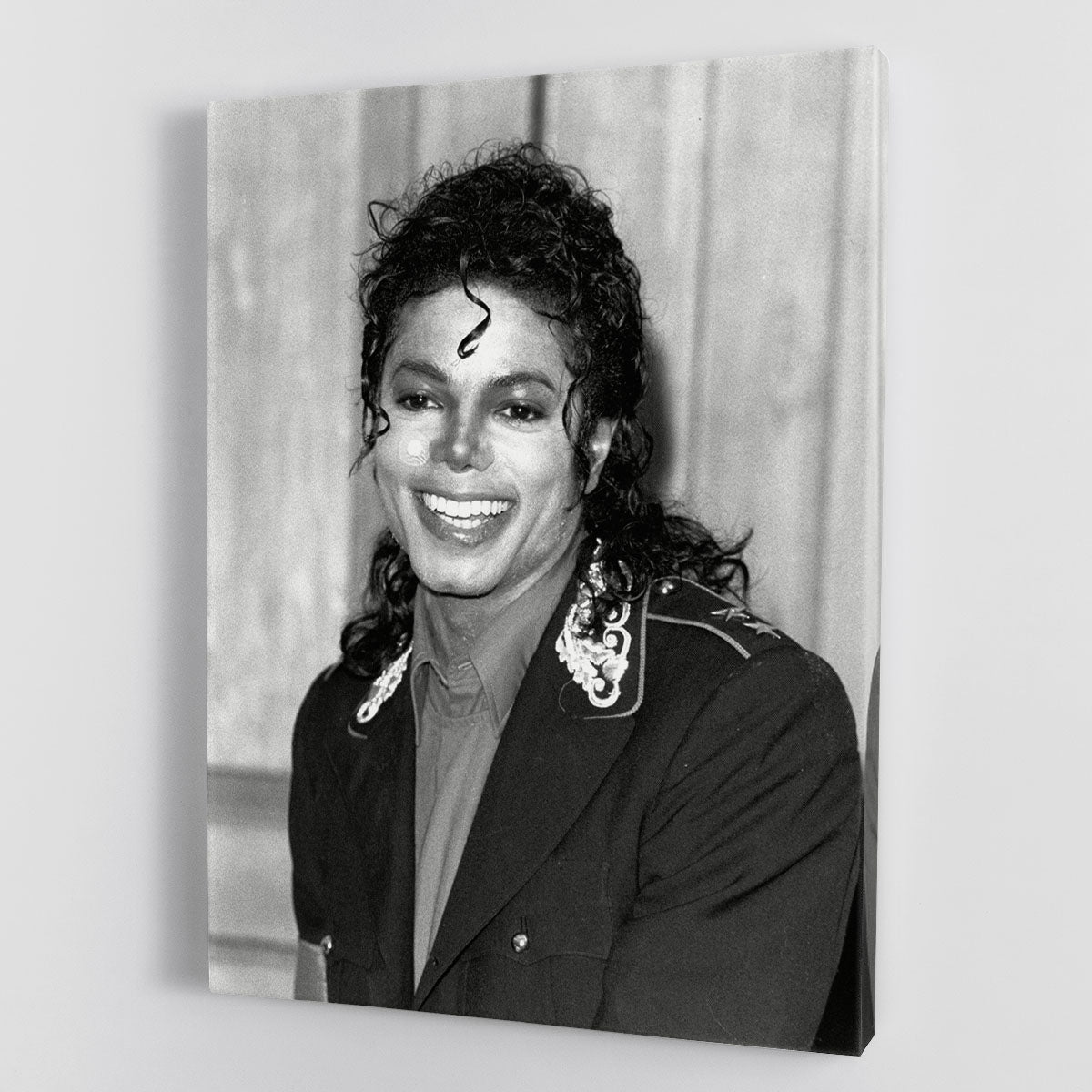 Michael Jackson smiles Canvas Print or Poster - Canvas Art Rocks - 1