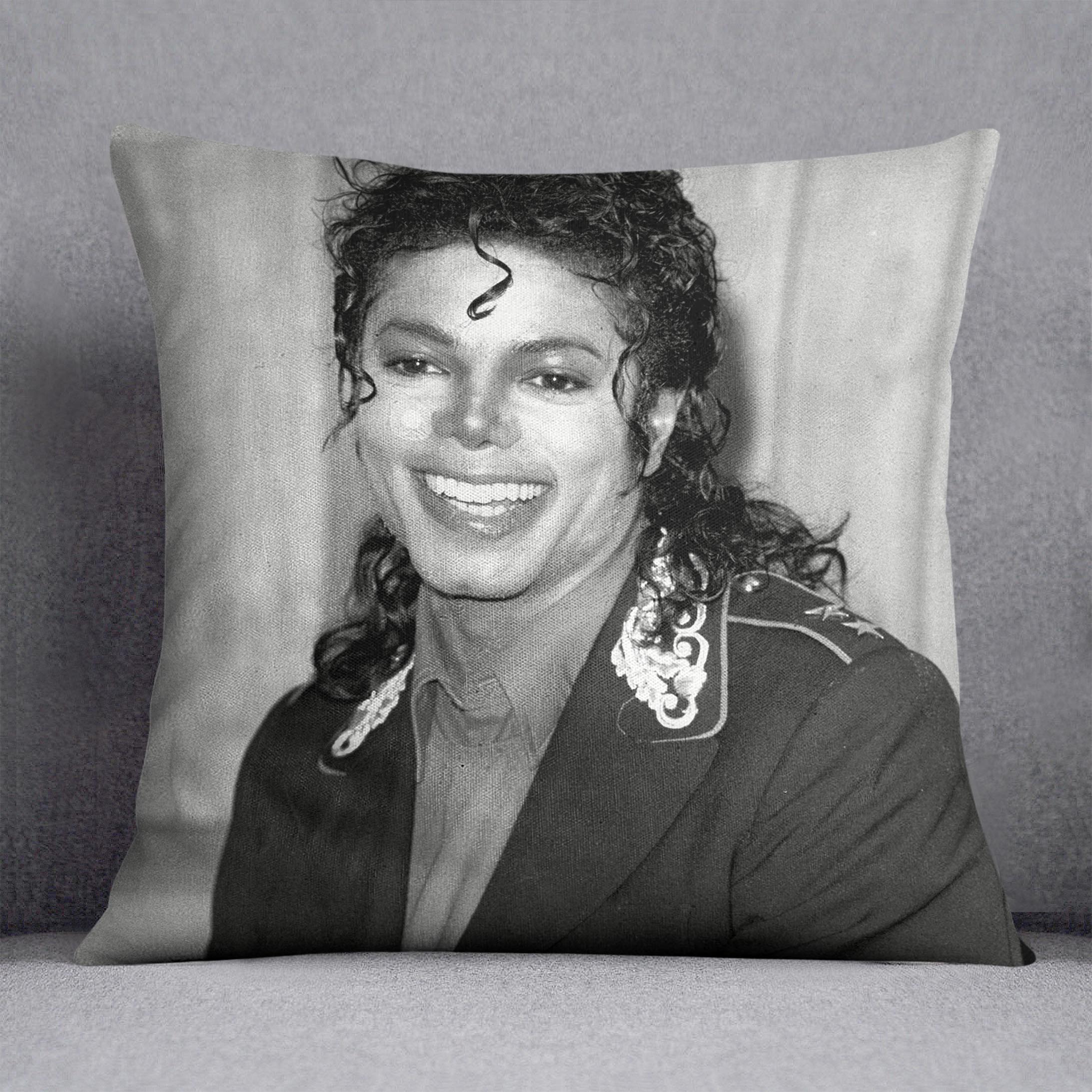 Michael Jackson smiles Cushion