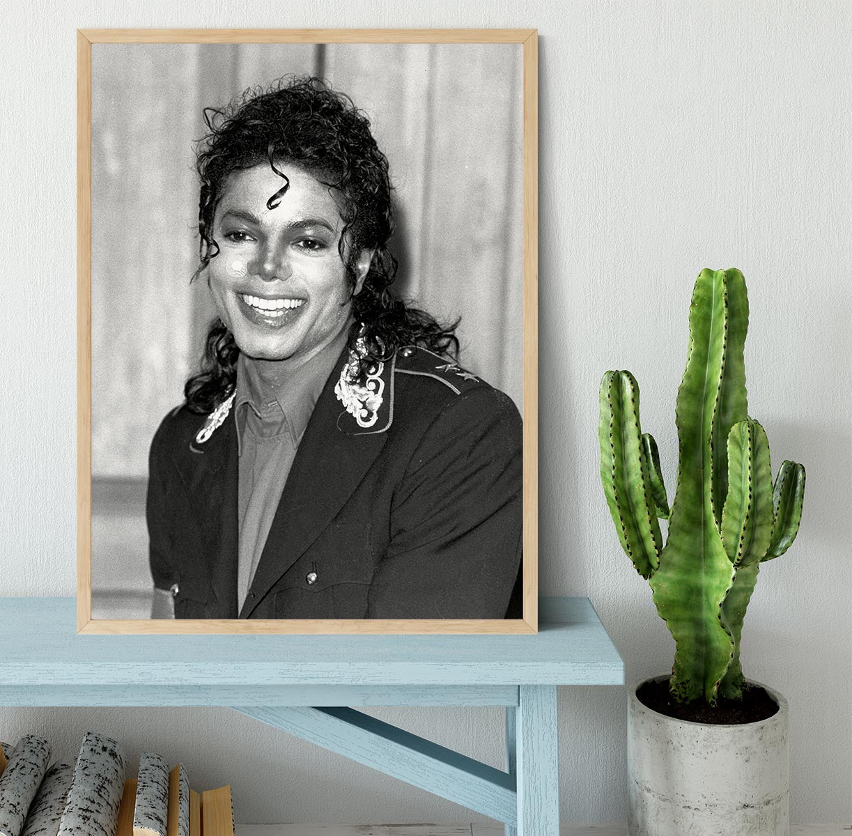 Michael Jackson smiles Framed Print - Canvas Art Rocks - 4