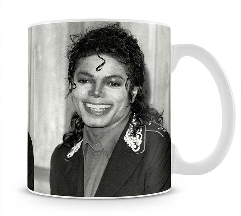 Michael Jackson smiles Mug - Canvas Art Rocks - 1