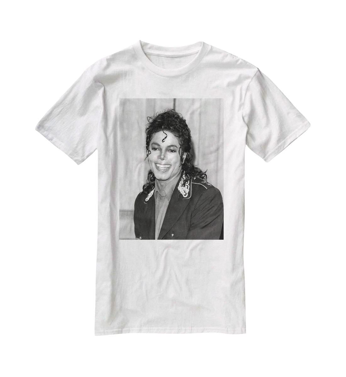 Michael Jackson smiles T-Shirt - Canvas Art Rocks - 5