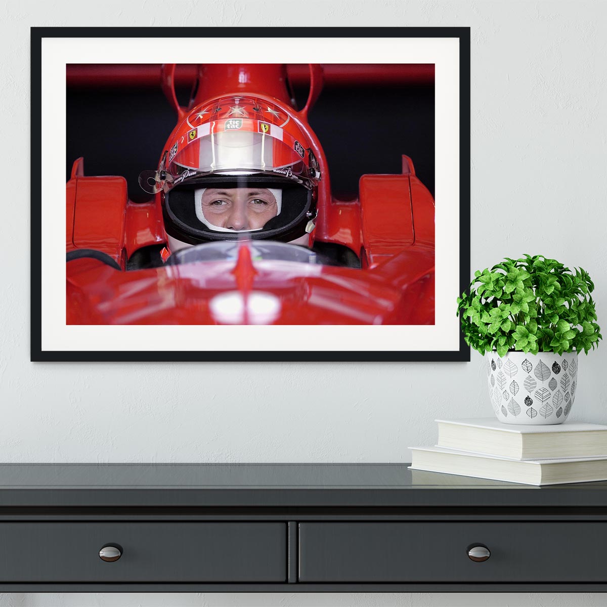 Michael Schumacher 2001 Framed Print - Canvas Art Rocks - 1
