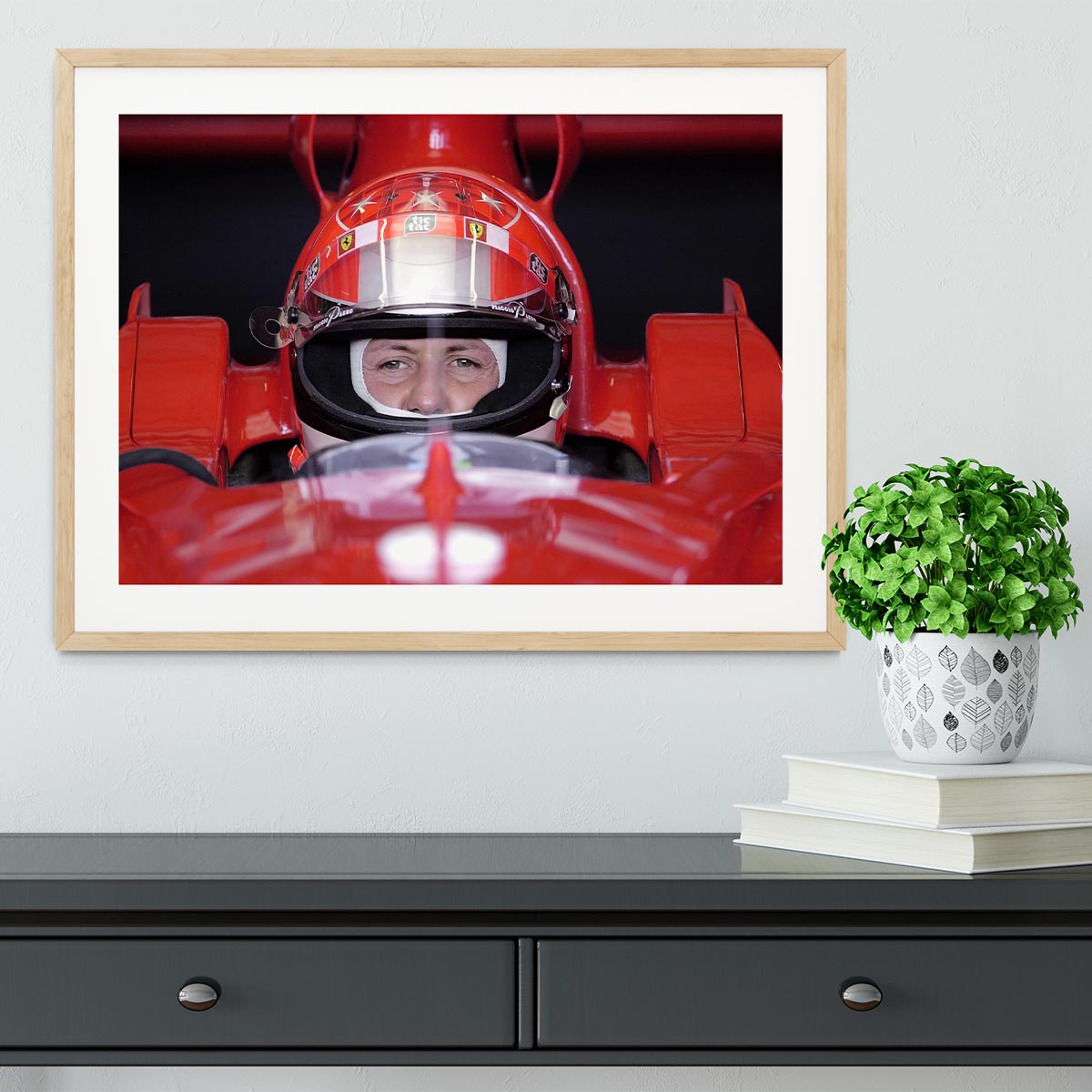 Michael Schumacher 2001 Framed Print - Canvas Art Rocks - 3