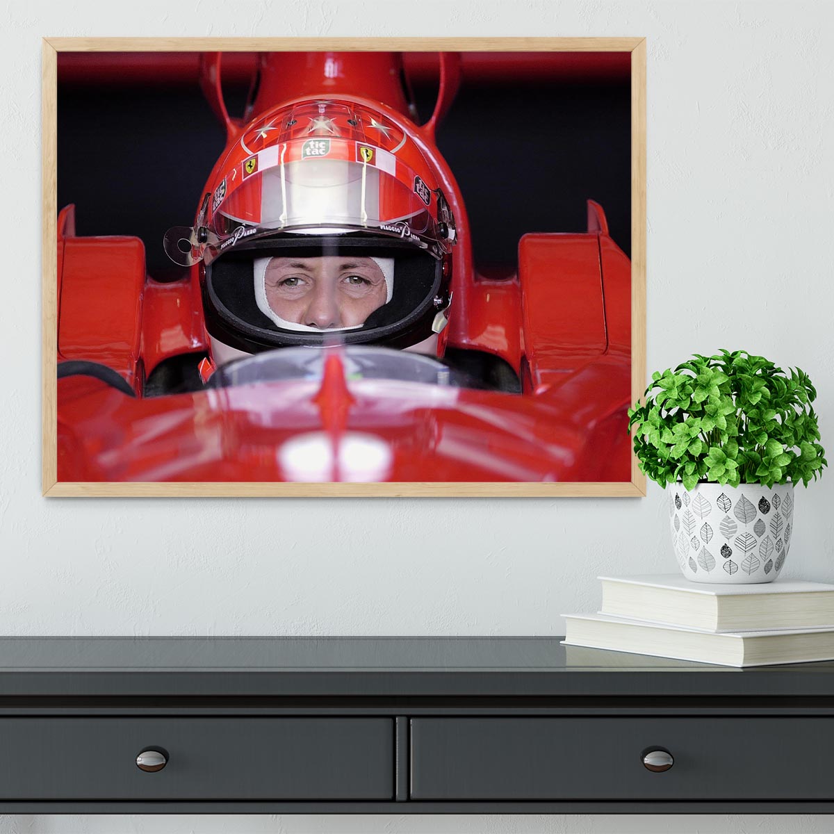 Michael Schumacher 2001 Framed Print - Canvas Art Rocks - 4
