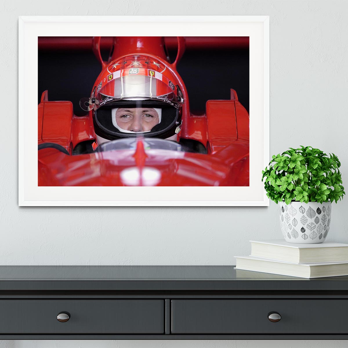 Michael Schumacher 2001 Framed Print - Canvas Art Rocks - 5