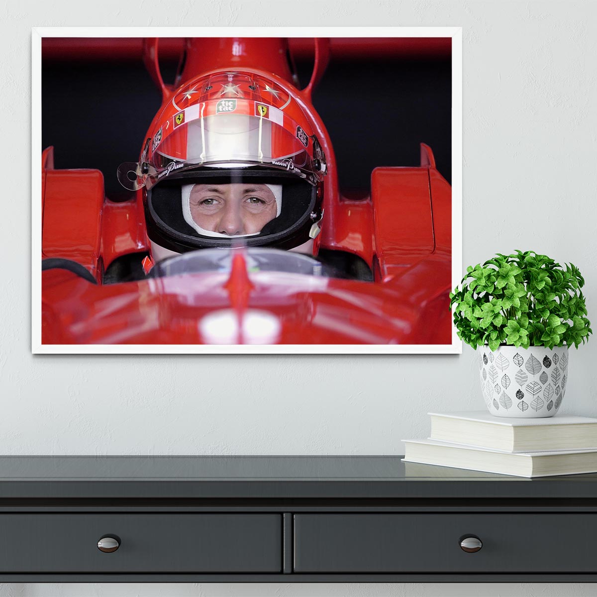 Michael Schumacher 2001 Framed Print - Canvas Art Rocks -6