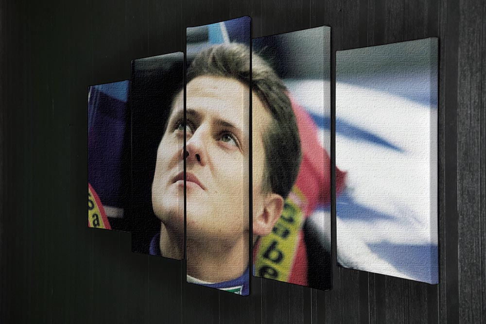 Michael Schumacher in 1995 5 Split Panel Canvas - Canvas Art Rocks - 2