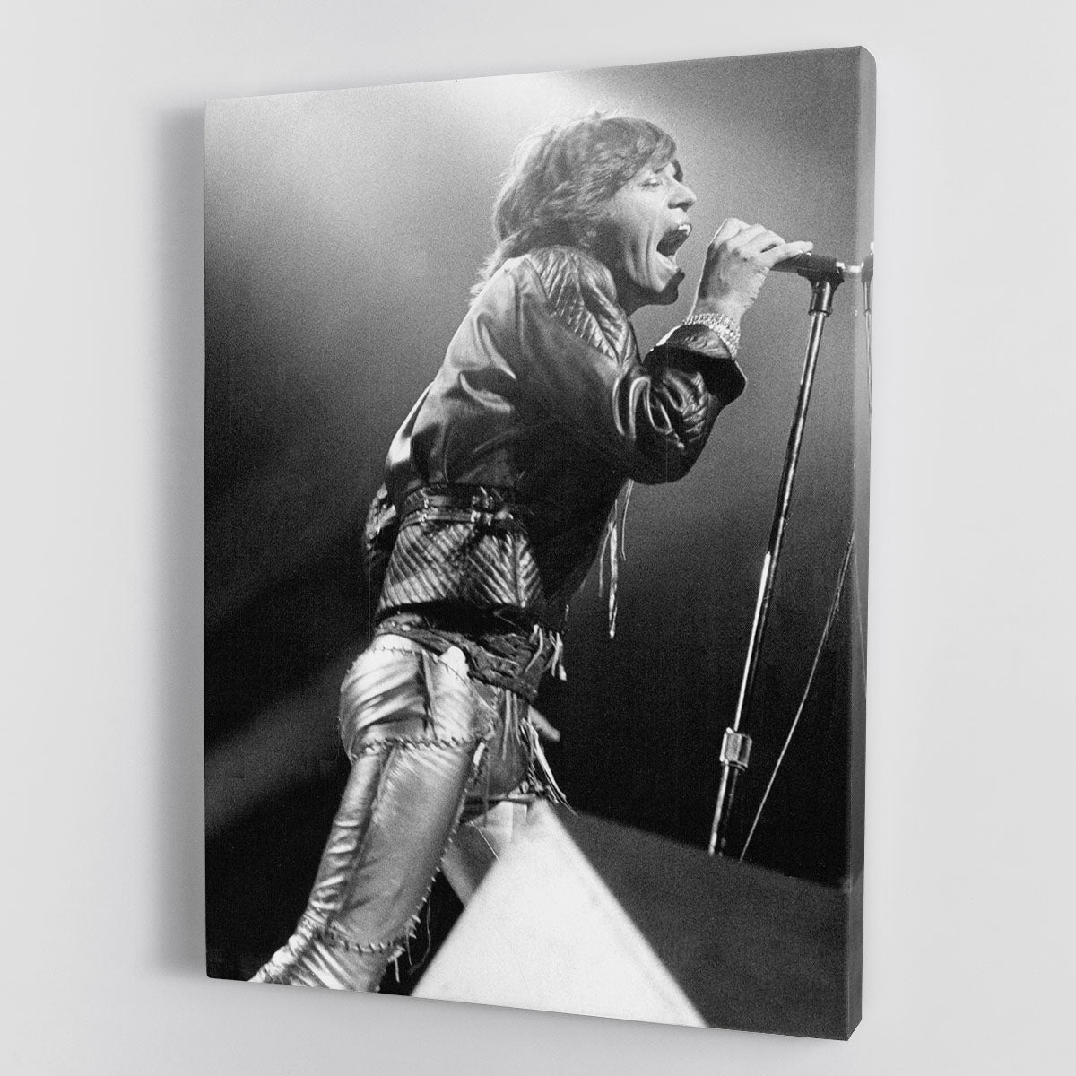 Mick Jagger 1973 Canvas Print or Poster - Canvas Art Rocks - 1