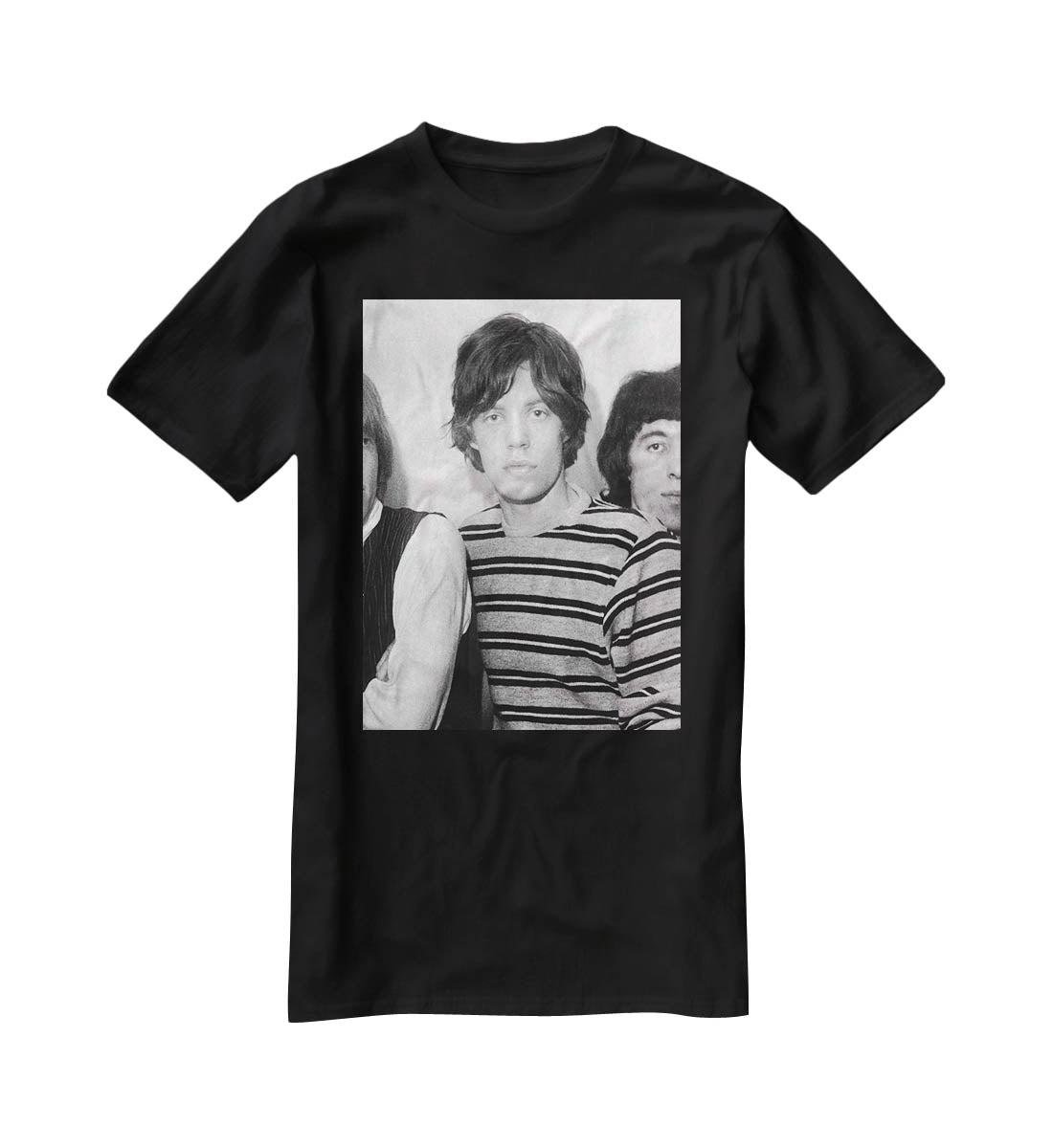 Mick Jagger and mates T-Shirt - Canvas Art Rocks - 1