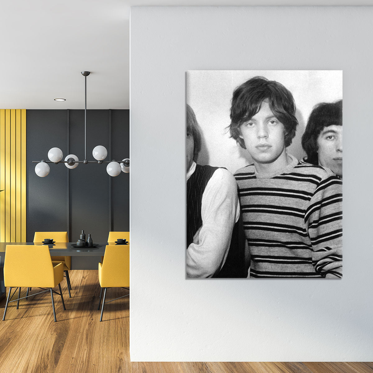 Mick Jagger and mates Canvas Print or Poster - Canvas Art Rocks - 4