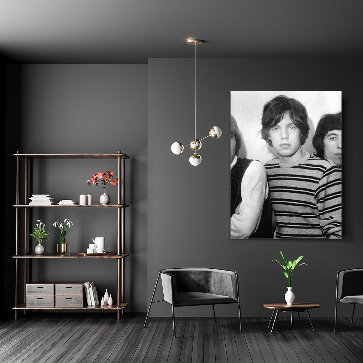 Mick Jagger and mates Canvas Print or Poster - Canvas Art Rocks - 5