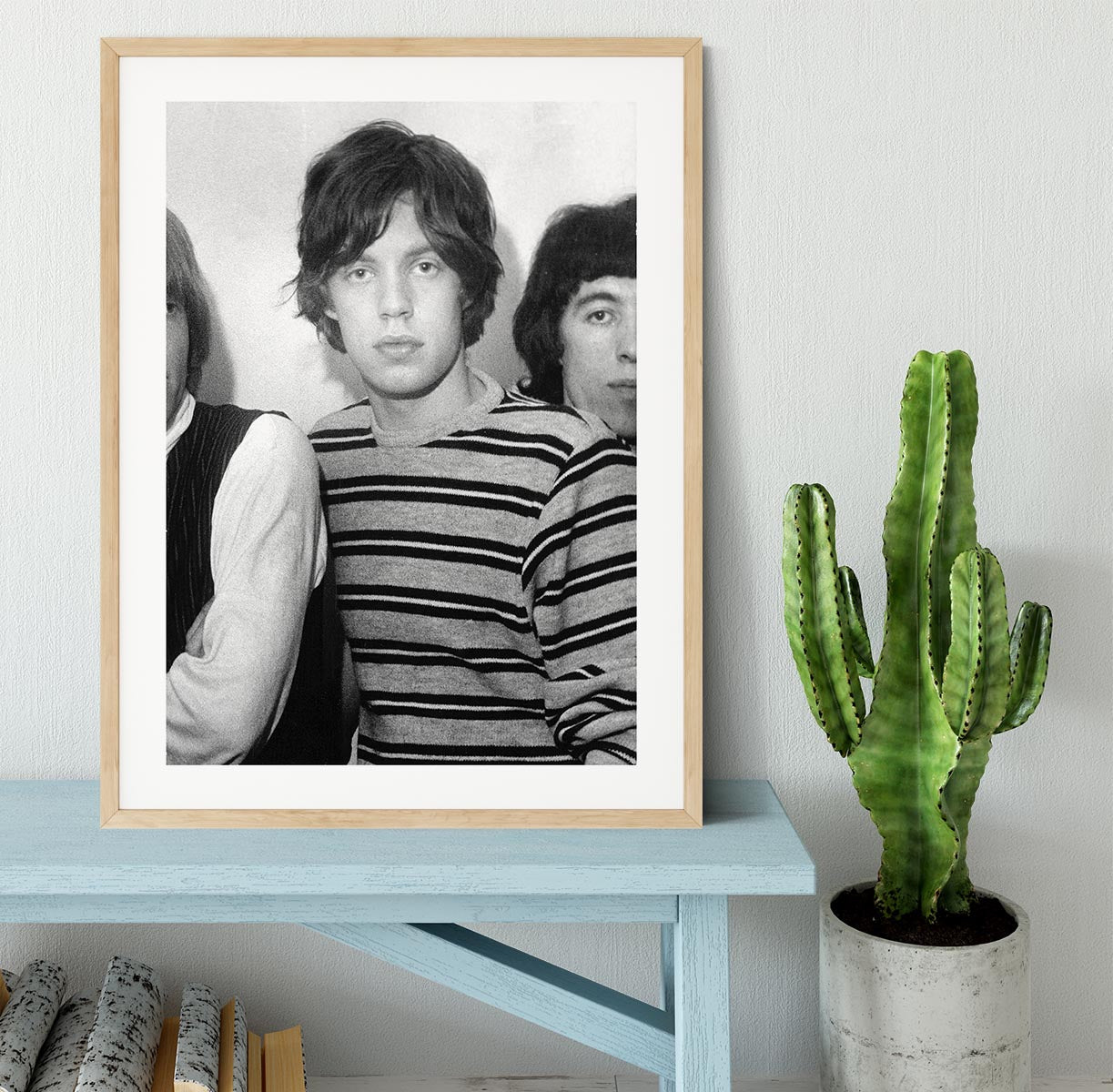 Mick Jagger and mates Framed Print - Canvas Art Rocks - 3