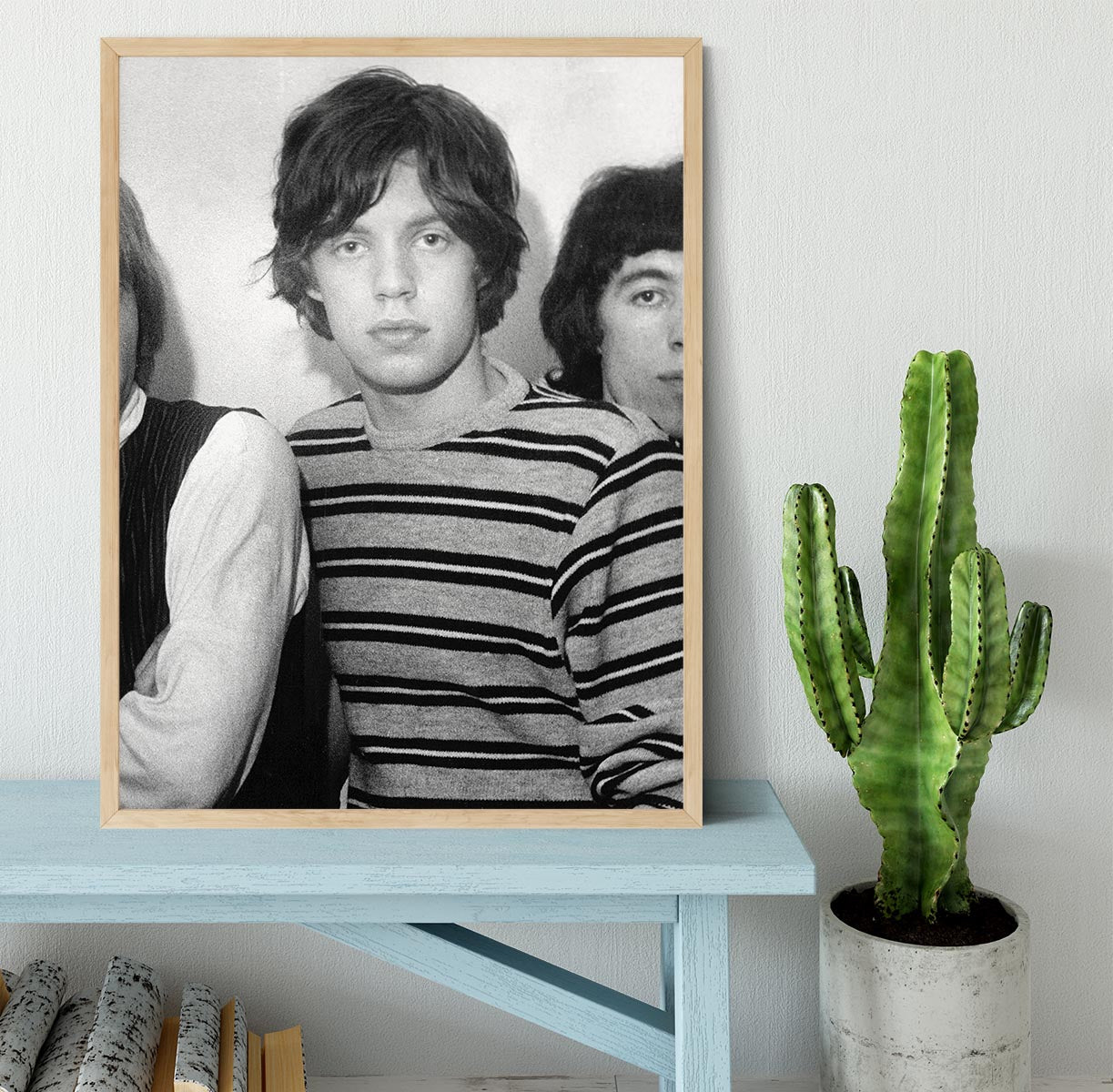 Mick Jagger and mates Framed Print - Canvas Art Rocks - 4