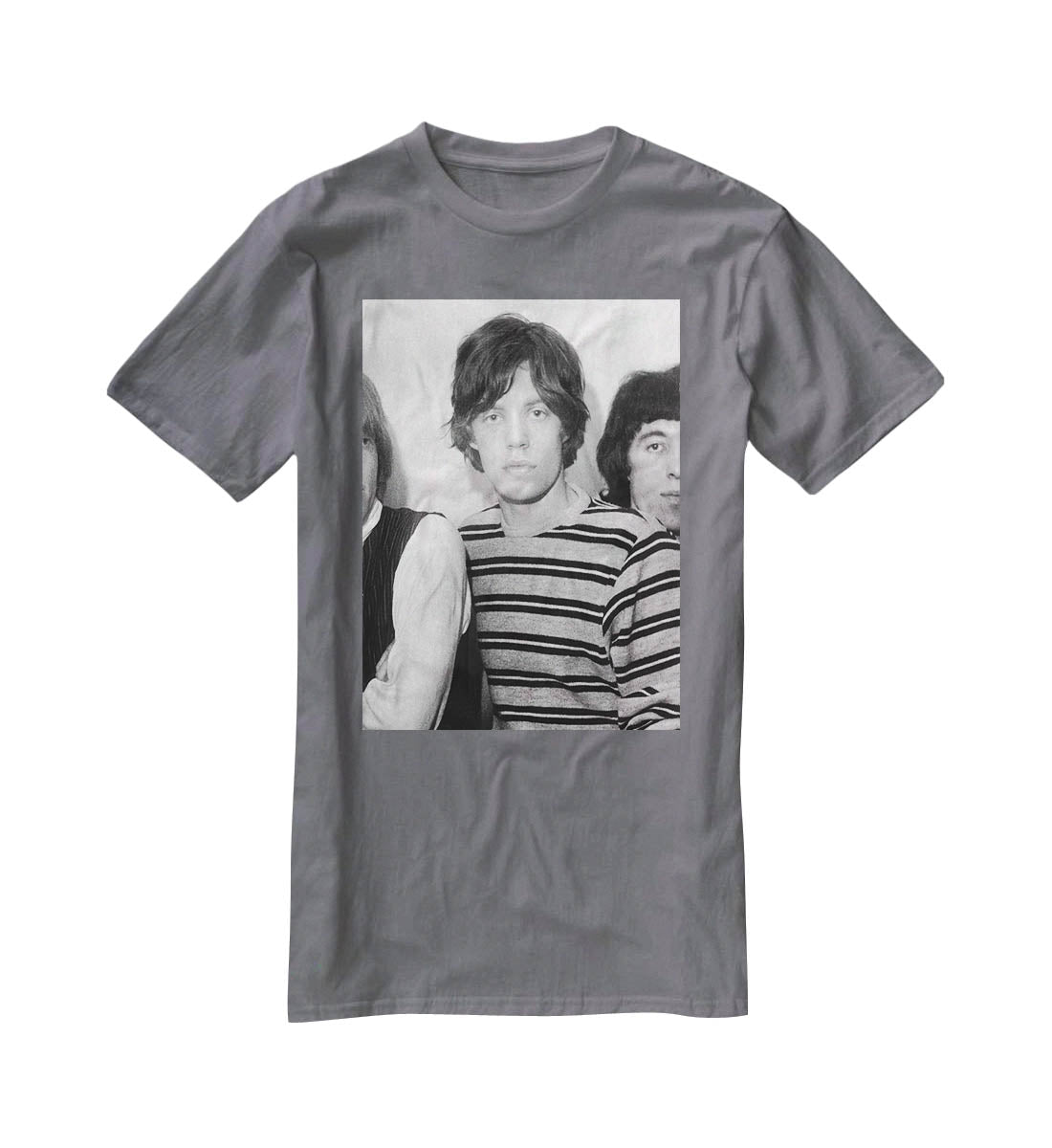 Mick Jagger and mates T-Shirt - Canvas Art Rocks - 3