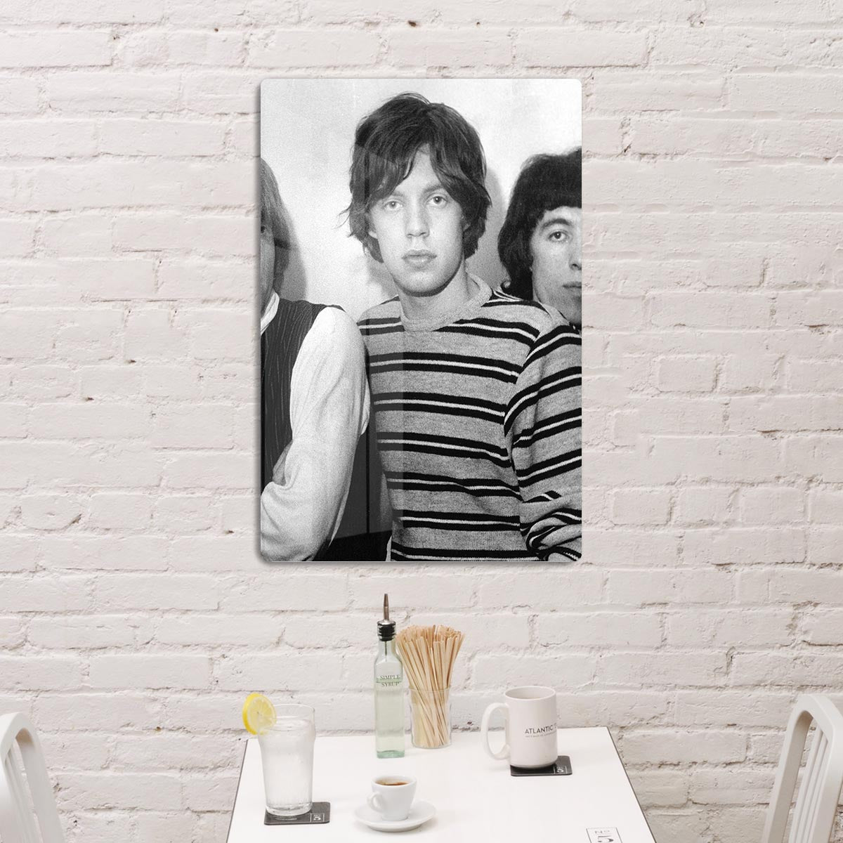 Mick Jagger and mates HD Metal Print