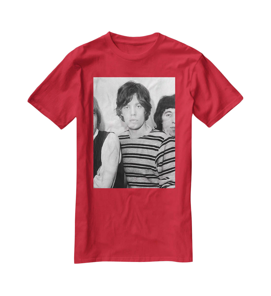 Mick Jagger and mates T-Shirt - Canvas Art Rocks - 4