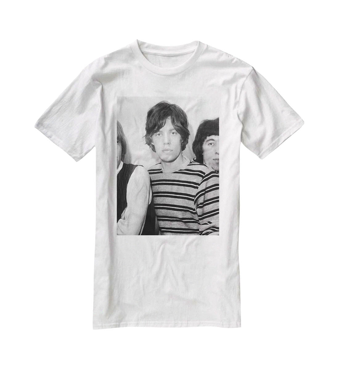 Mick Jagger and mates T-Shirt - Canvas Art Rocks - 5