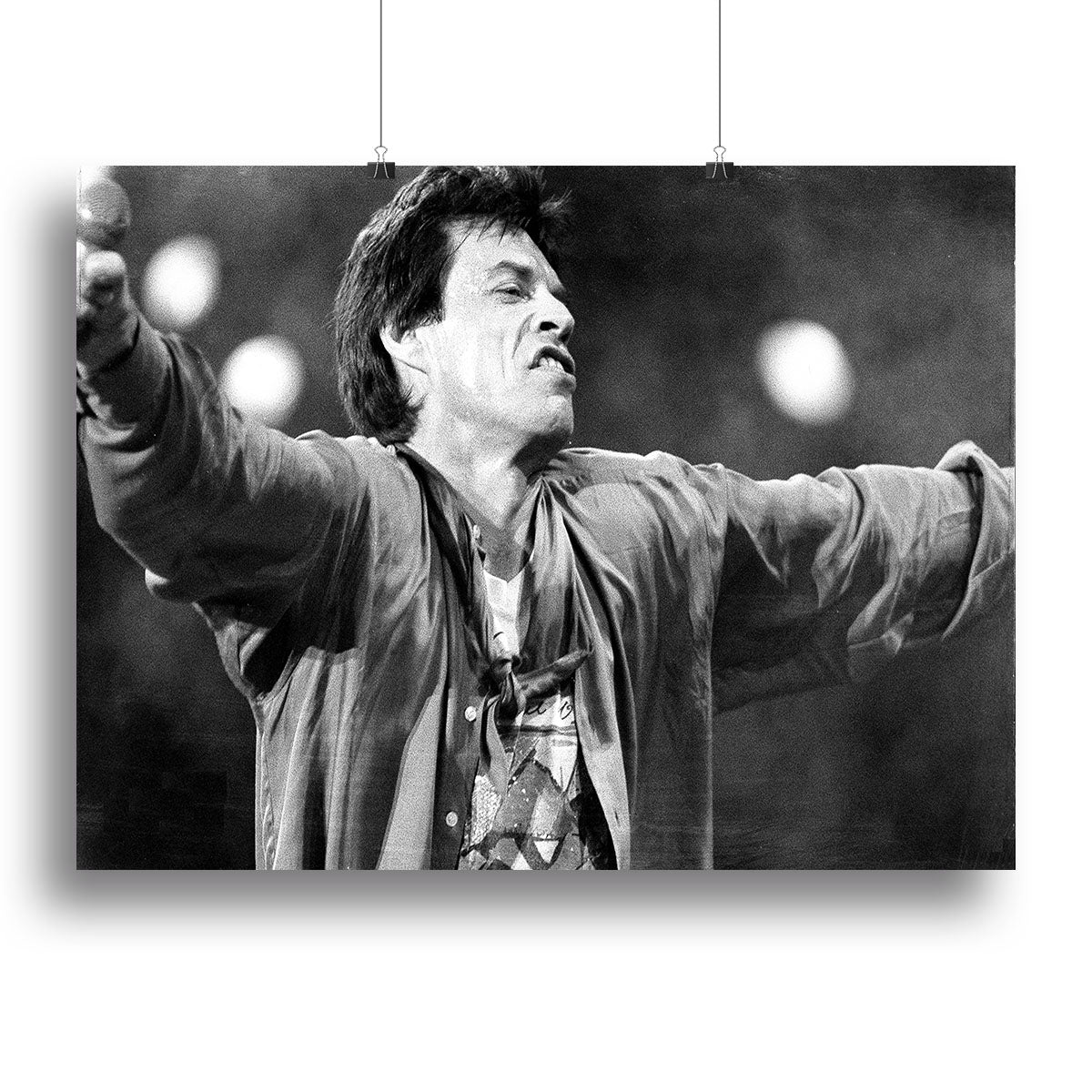 Mick Jagger arms up Canvas Print or Poster - Canvas Art Rocks - 2