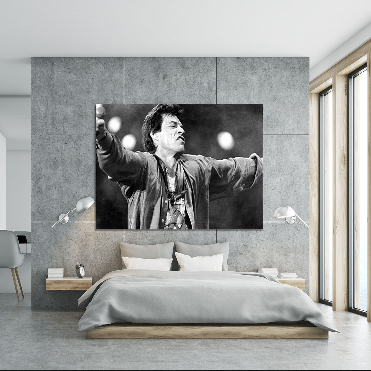 Mick Jagger arms up Canvas Print or Poster - Canvas Art Rocks - 5