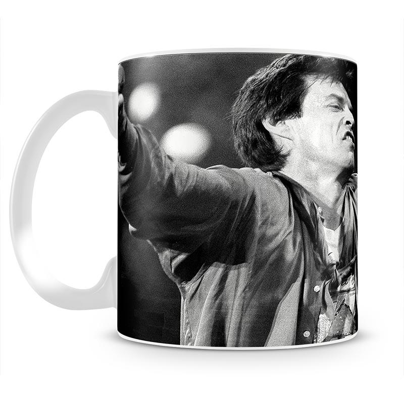 Mick Jagger arms up Mug - Canvas Art Rocks - 2