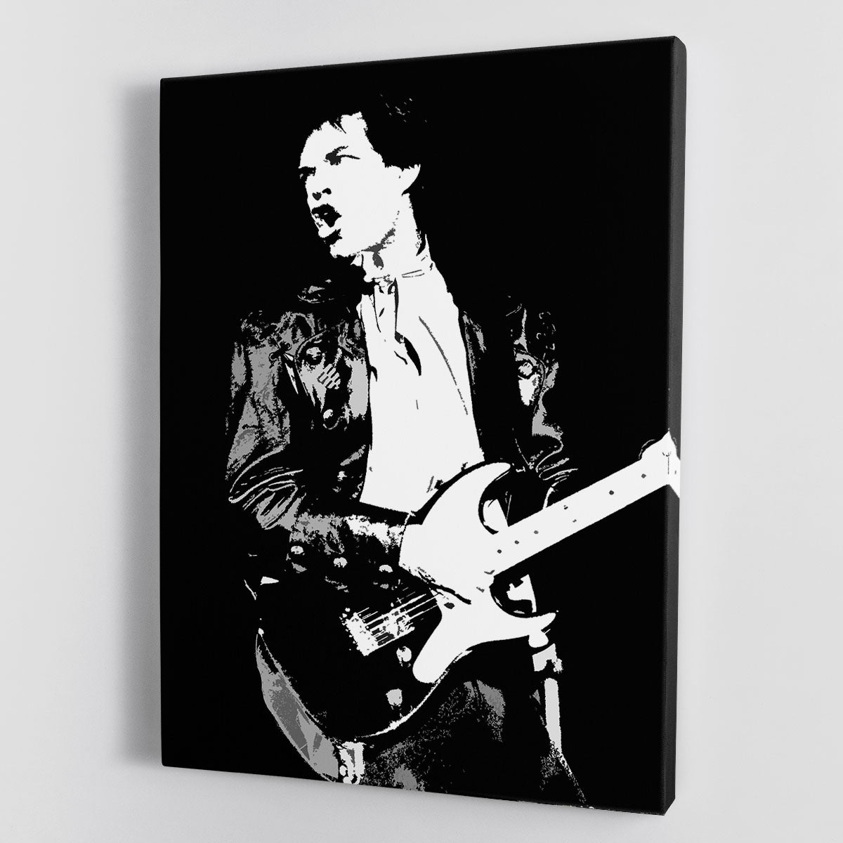 Mick Jagger at Shea Stadium Canvas Print or Poster - Canvas Art Rocks - 1