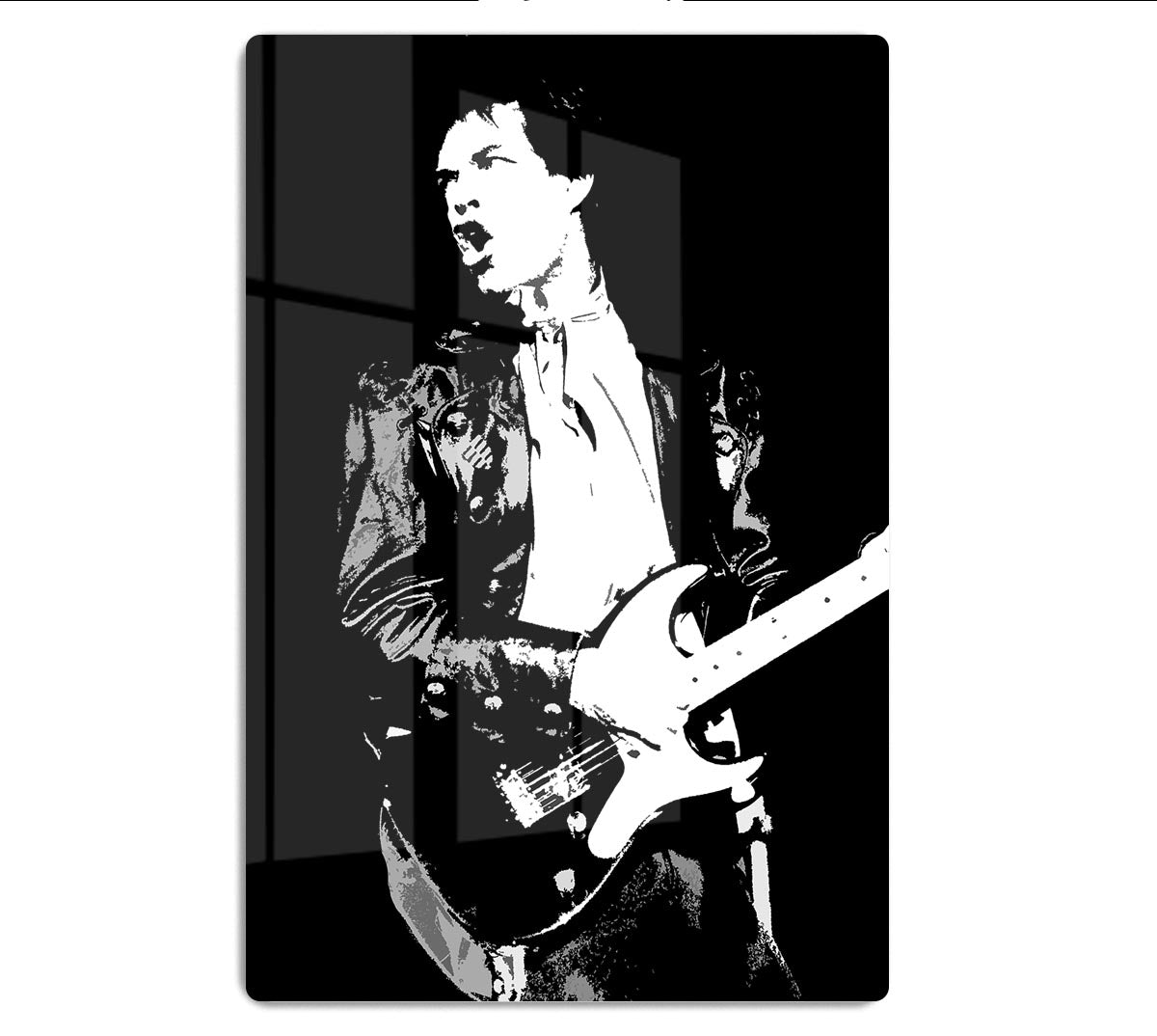 Mick Jagger at Shea Stadium HD Metal Print