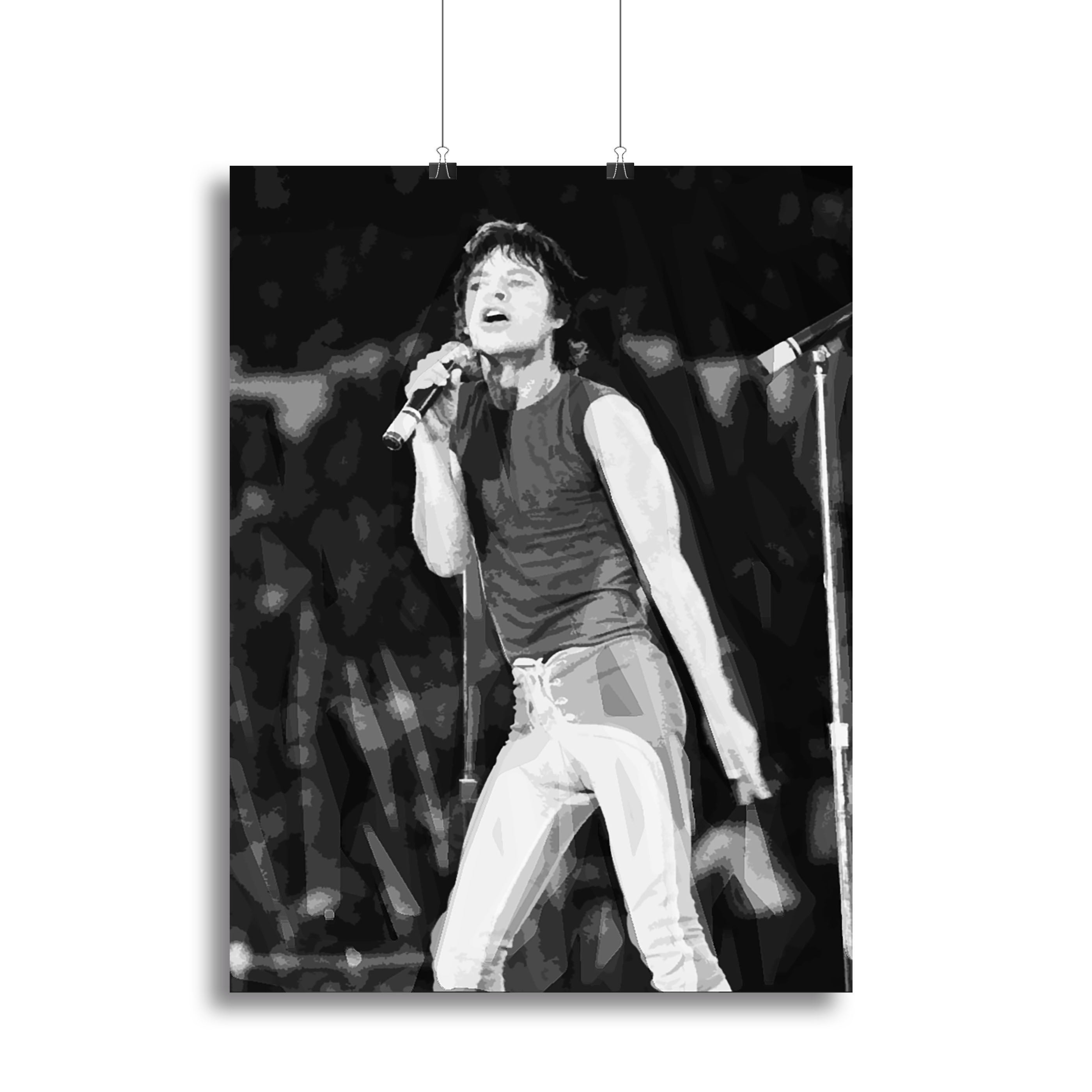 Mick Jagger at Wembley Stadium Canvas Print or Poster - Canvas Art Rocks - 2