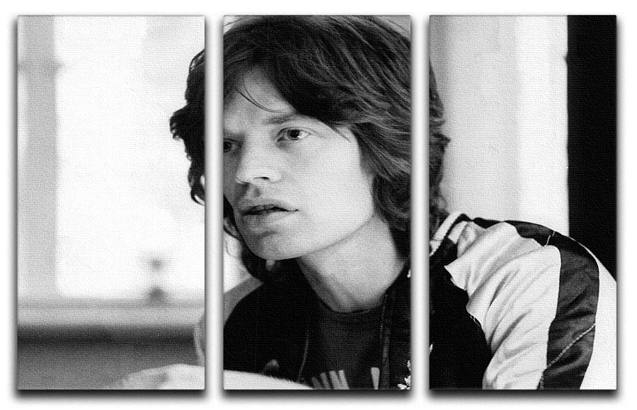 Mick Jagger back home 3 Split Panel Canvas Print - Canvas Art Rocks - 1