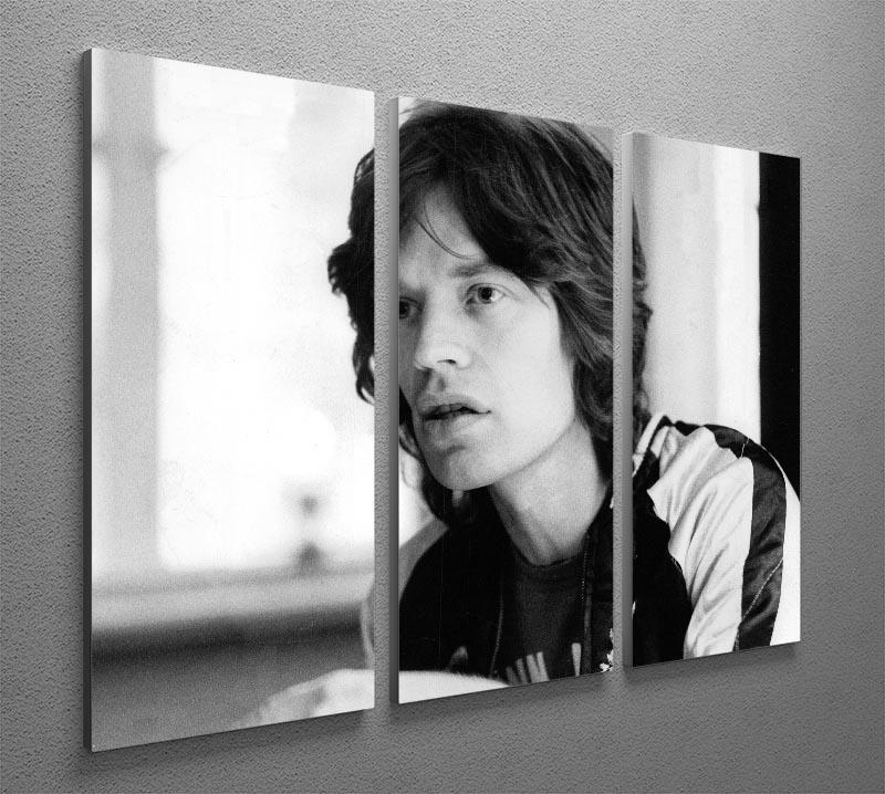 Mick Jagger back home 3 Split Panel Canvas Print - Canvas Art Rocks - 2