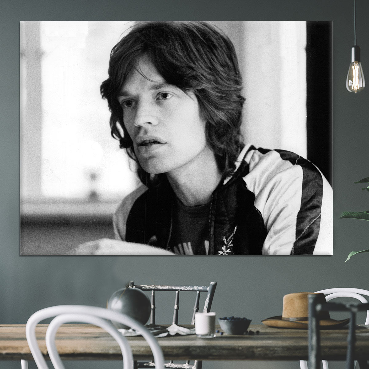 Mick Jagger back home Canvas Print or Poster - Canvas Art Rocks - 3
