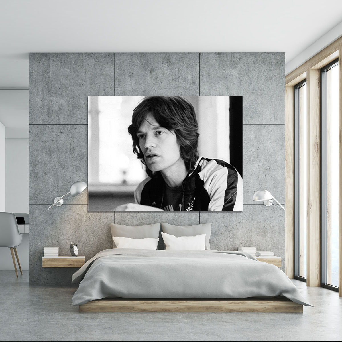 Mick Jagger back home Canvas Print or Poster - Canvas Art Rocks - 5