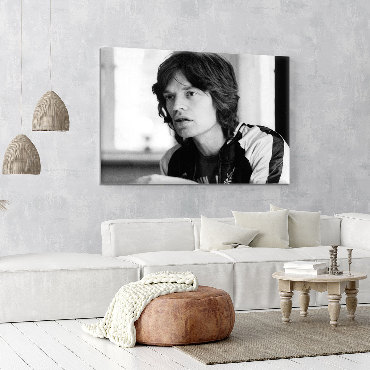 Mick Jagger back home Canvas Print or Poster - Canvas Art Rocks - 6