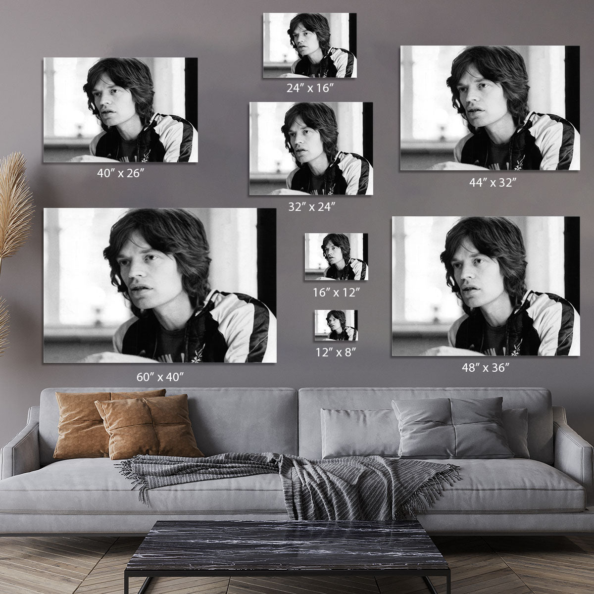 Mick Jagger back home Canvas Print or Poster - Canvas Art Rocks - 7