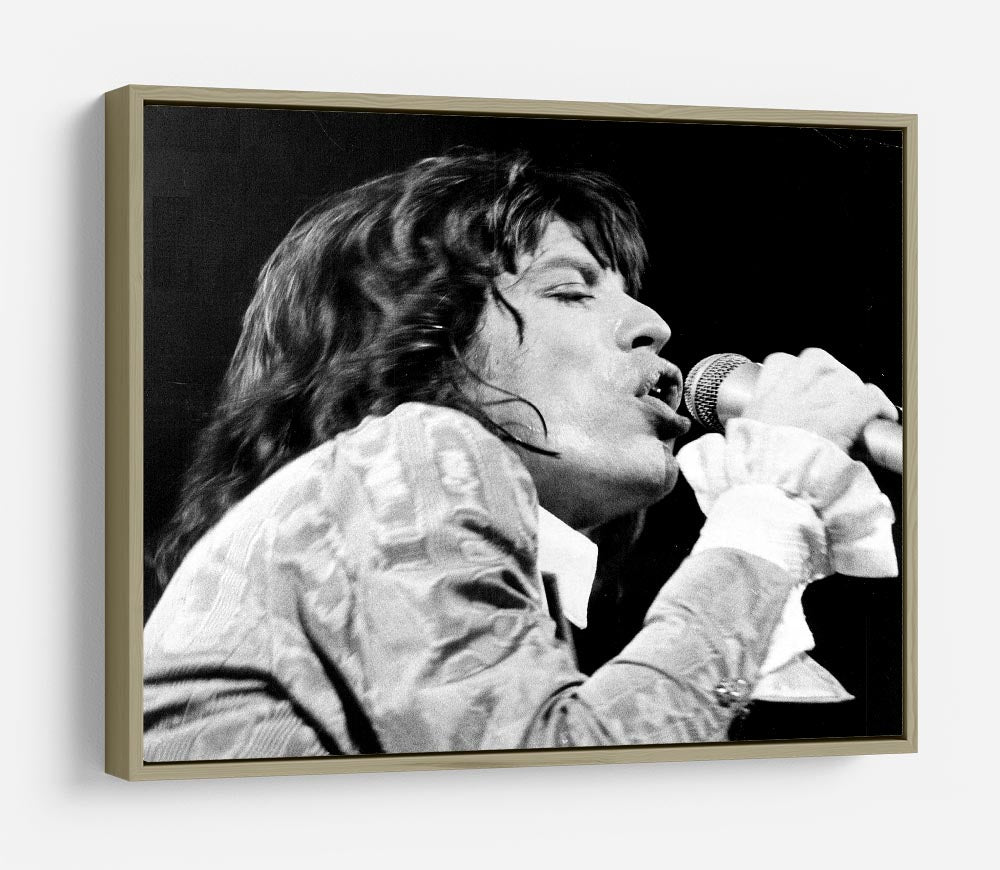 Mick Jagger belts it out HD Metal Print