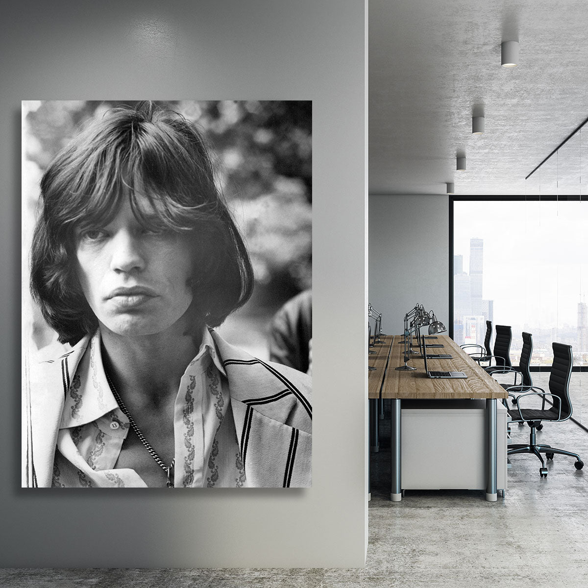 Mick Jagger in 1969 Canvas Print or Poster - Canvas Art Rocks - 3