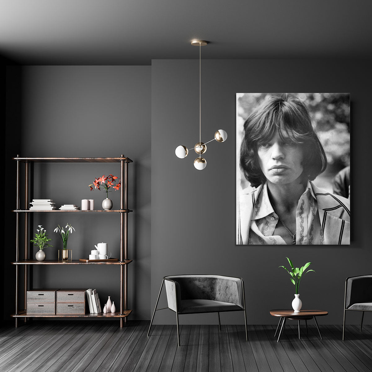 Mick Jagger in 1969 Canvas Print or Poster - Canvas Art Rocks - 5