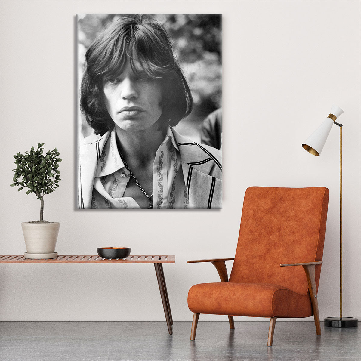 Mick Jagger in 1969 Canvas Print or Poster - Canvas Art Rocks - 6