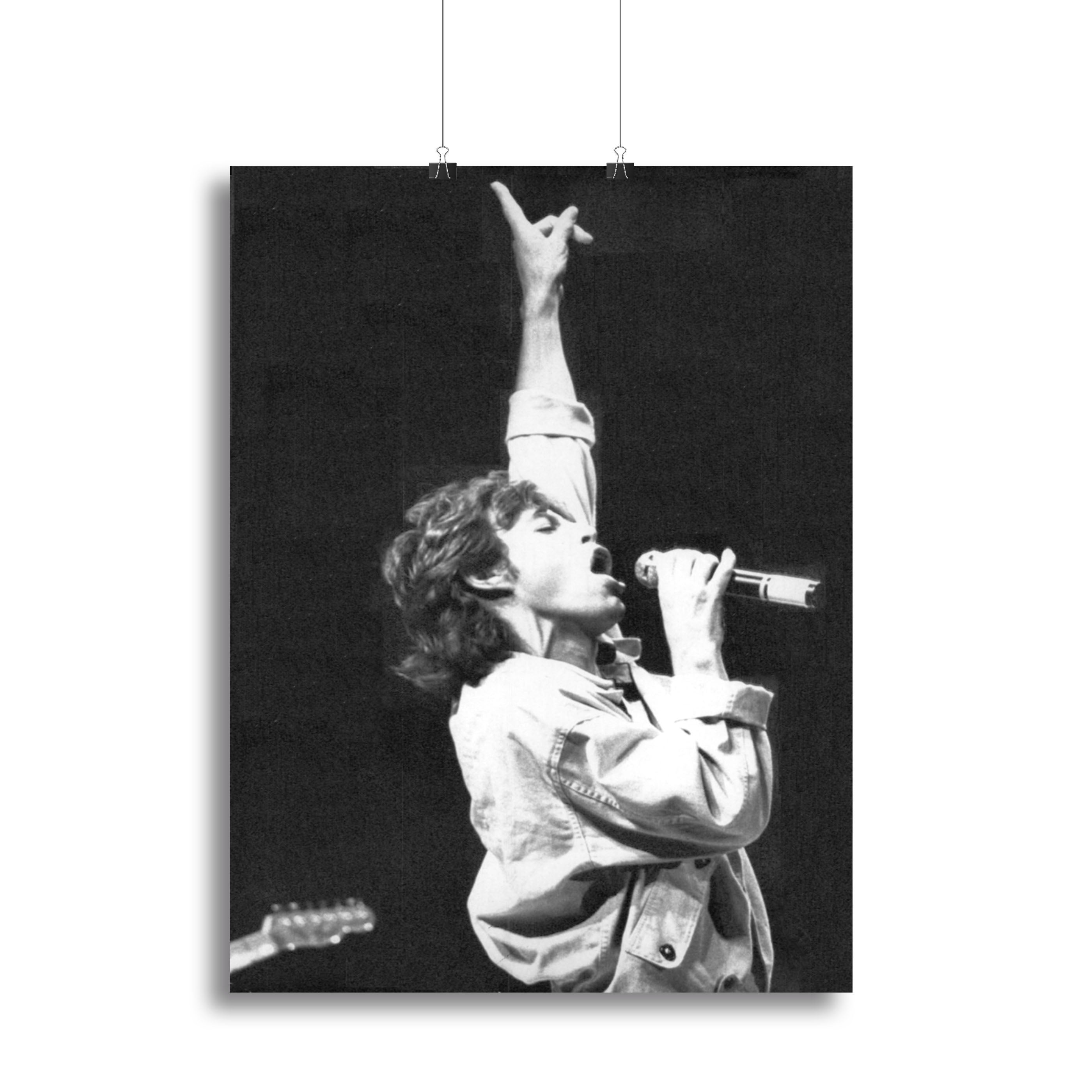 Mick Jagger in Glasgow Scotland Canvas Print or Poster - Canvas Art Rocks - 2