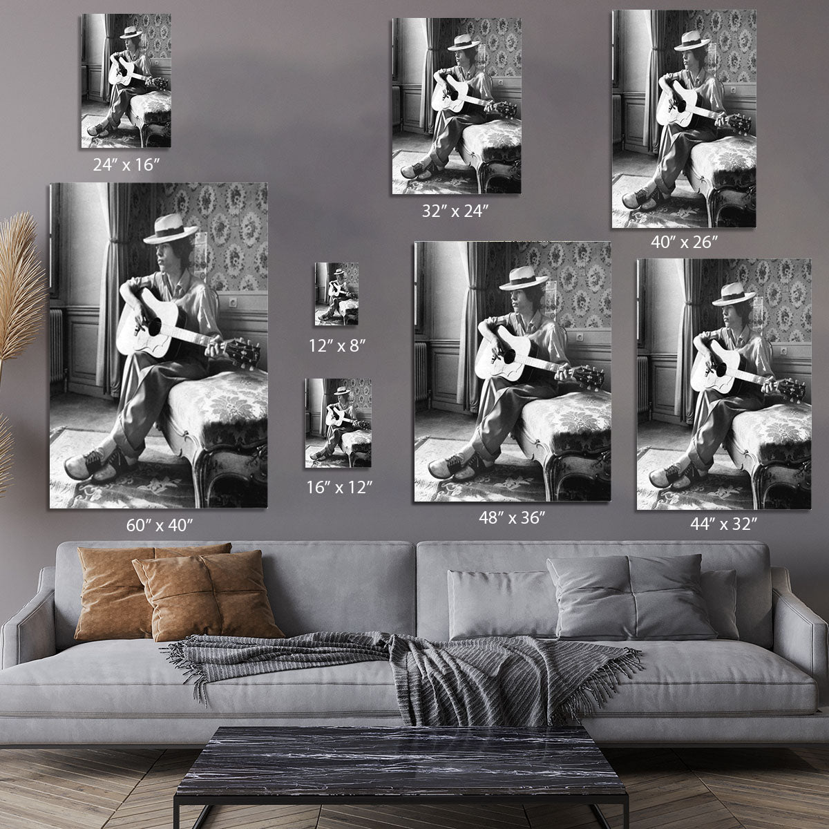 Mick Jagger in Vienna Canvas Print or Poster - Canvas Art Rocks - 7