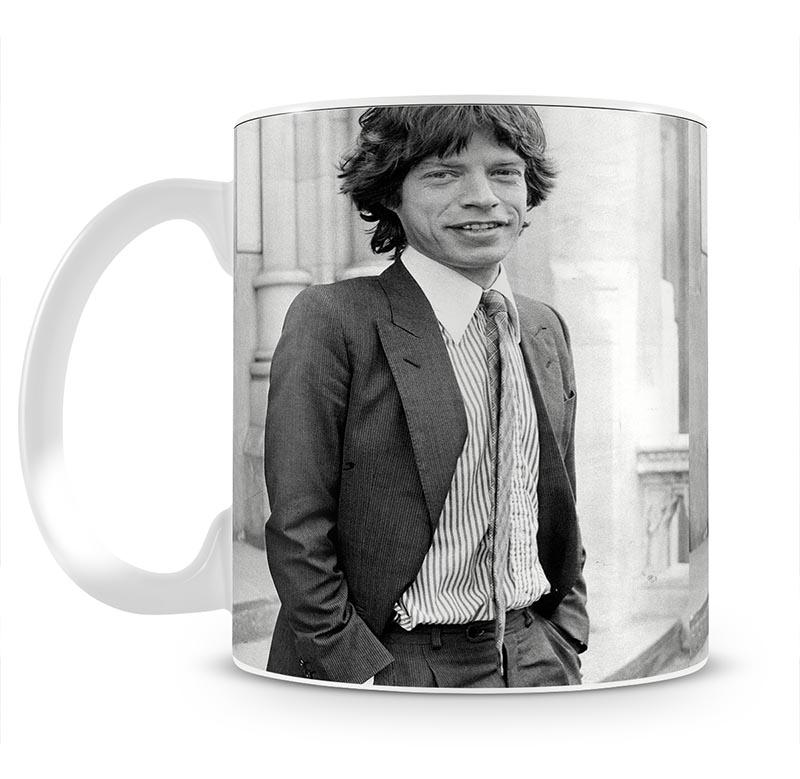 Mick Jagger in a tie Mug - Canvas Art Rocks - 2