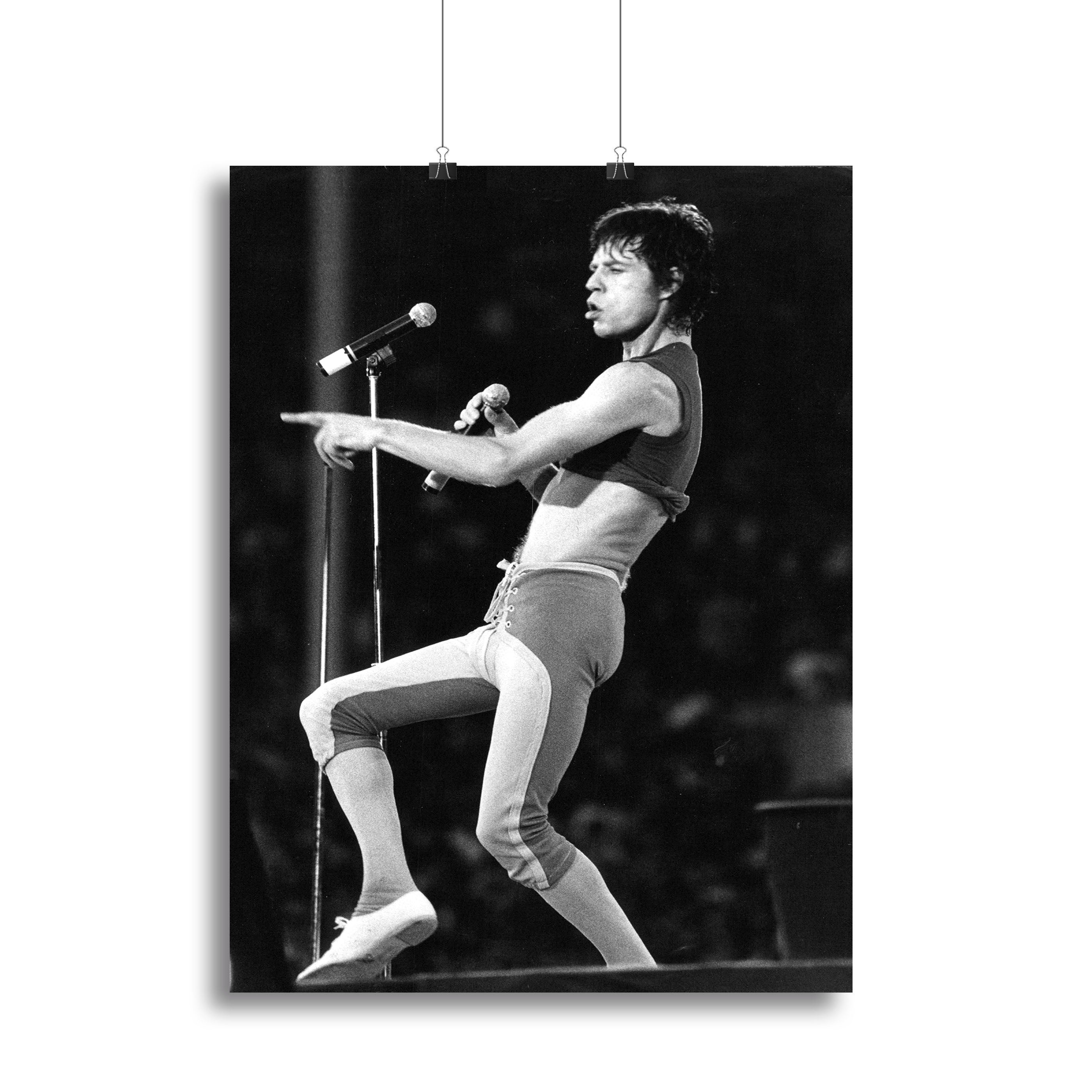 Mick Jagger in lycra Canvas Print or Poster - Canvas Art Rocks - 2