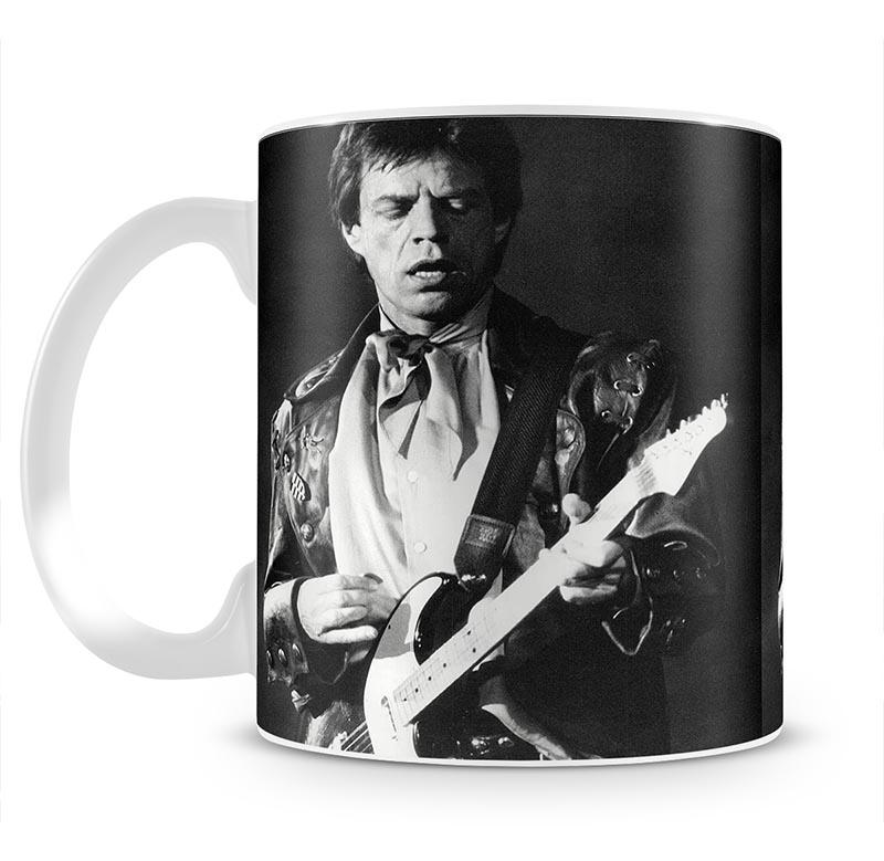 Mick Jagger on guitar Mug - Canvas Art Rocks - 2