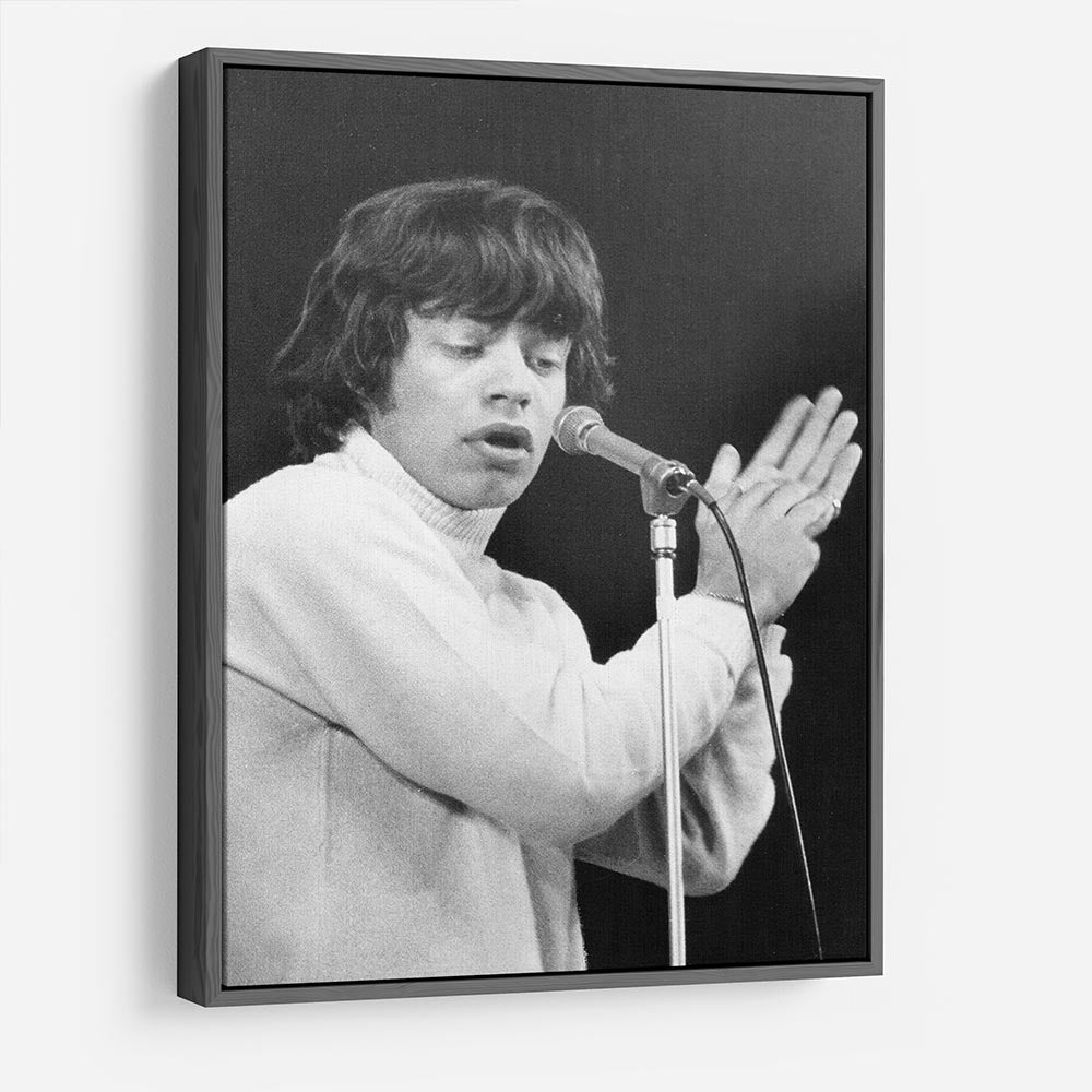 Mick Jagger on stage in 1965 HD Metal Print