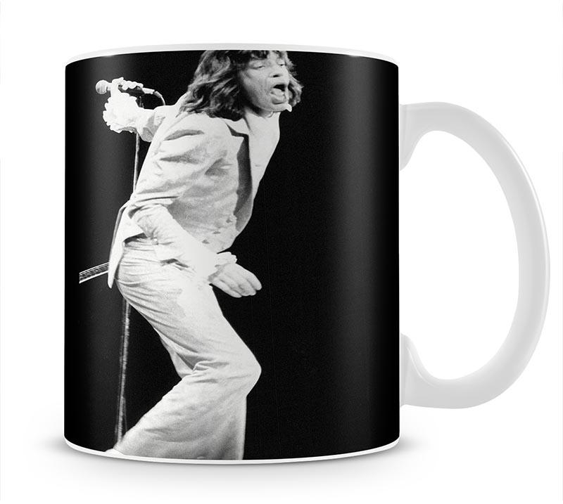 Mick Jagger on stage seventies Mug - Canvas Art Rocks - 1