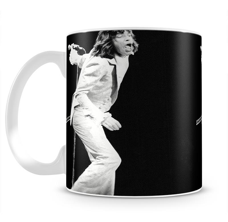 Mick Jagger on stage seventies Mug - Canvas Art Rocks - 2