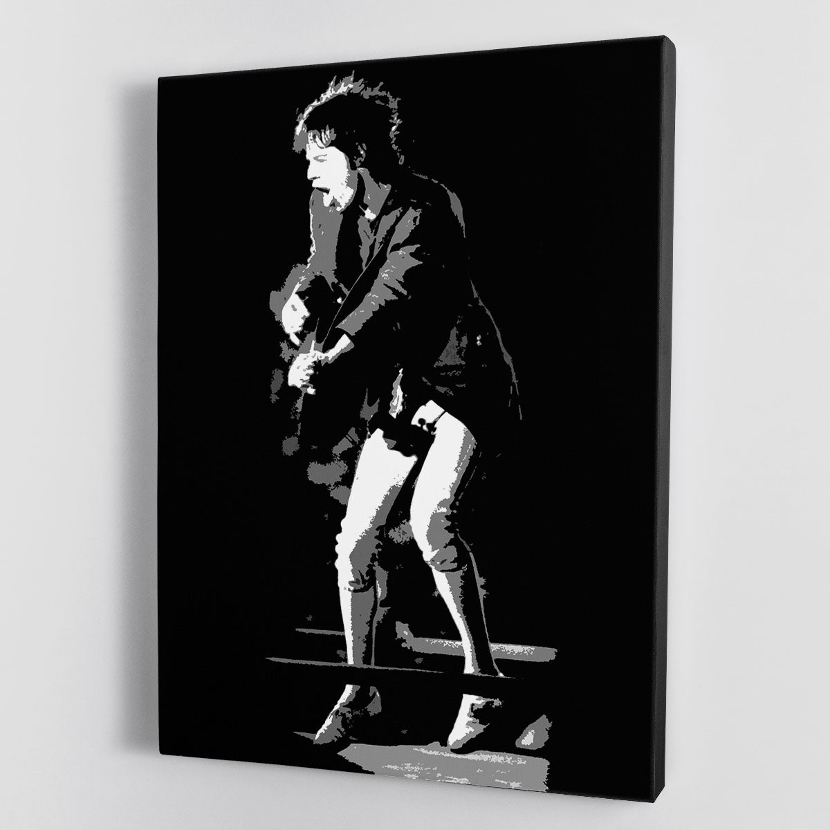 Mick Jagger pedal pusher style Canvas Print or Poster - Canvas Art Rocks - 1