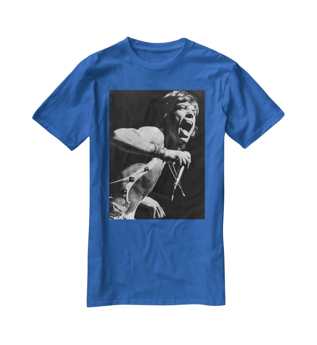 Mick Jagger performs in Vienna T-Shirt - Canvas Art Rocks - 2