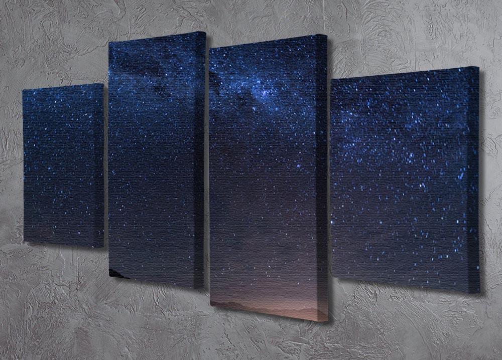 Milky Way over the Elqui Valley 4 Split Panel Canvas - Canvas Art Rocks - 2