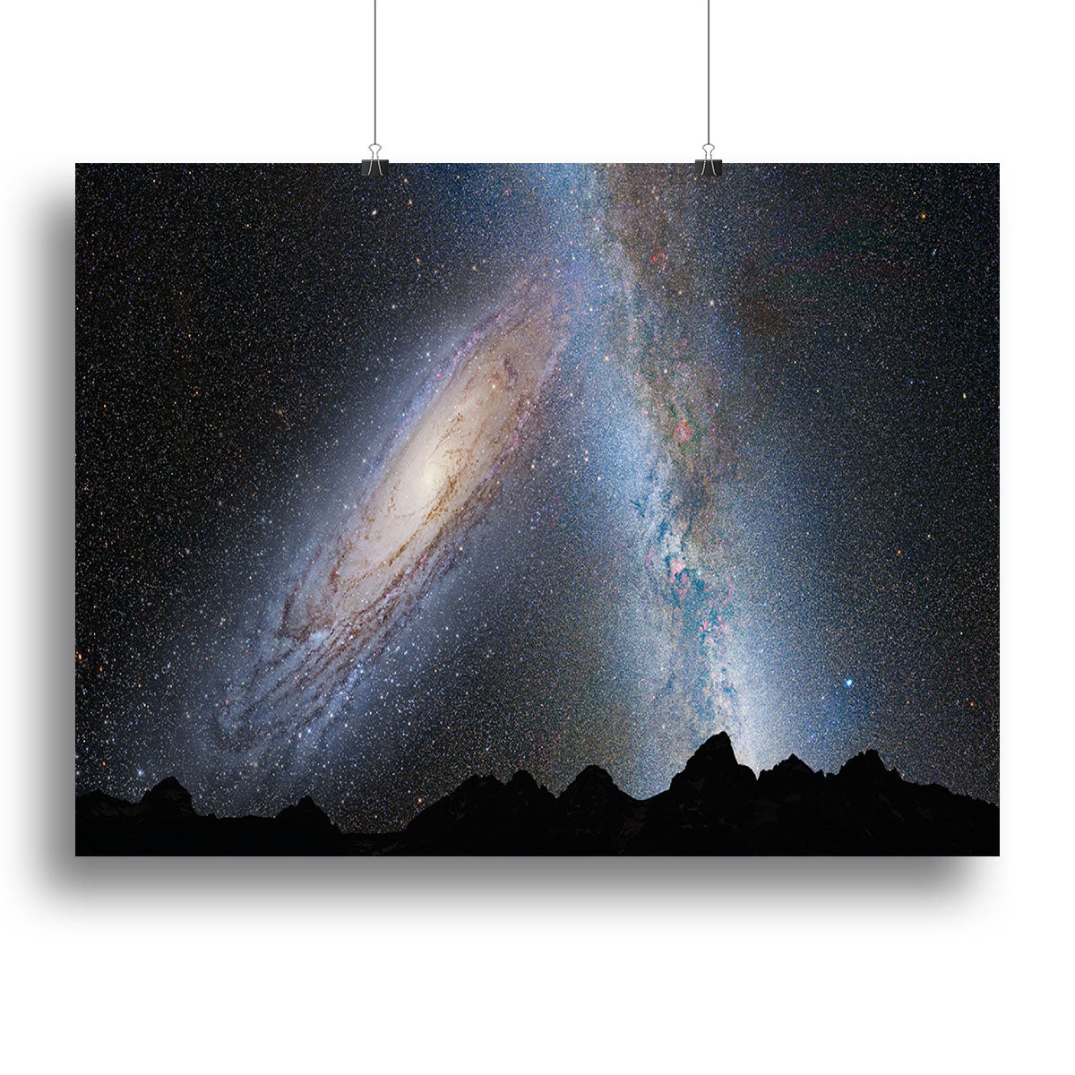 Milky Way Sky Canvas Print or Poster