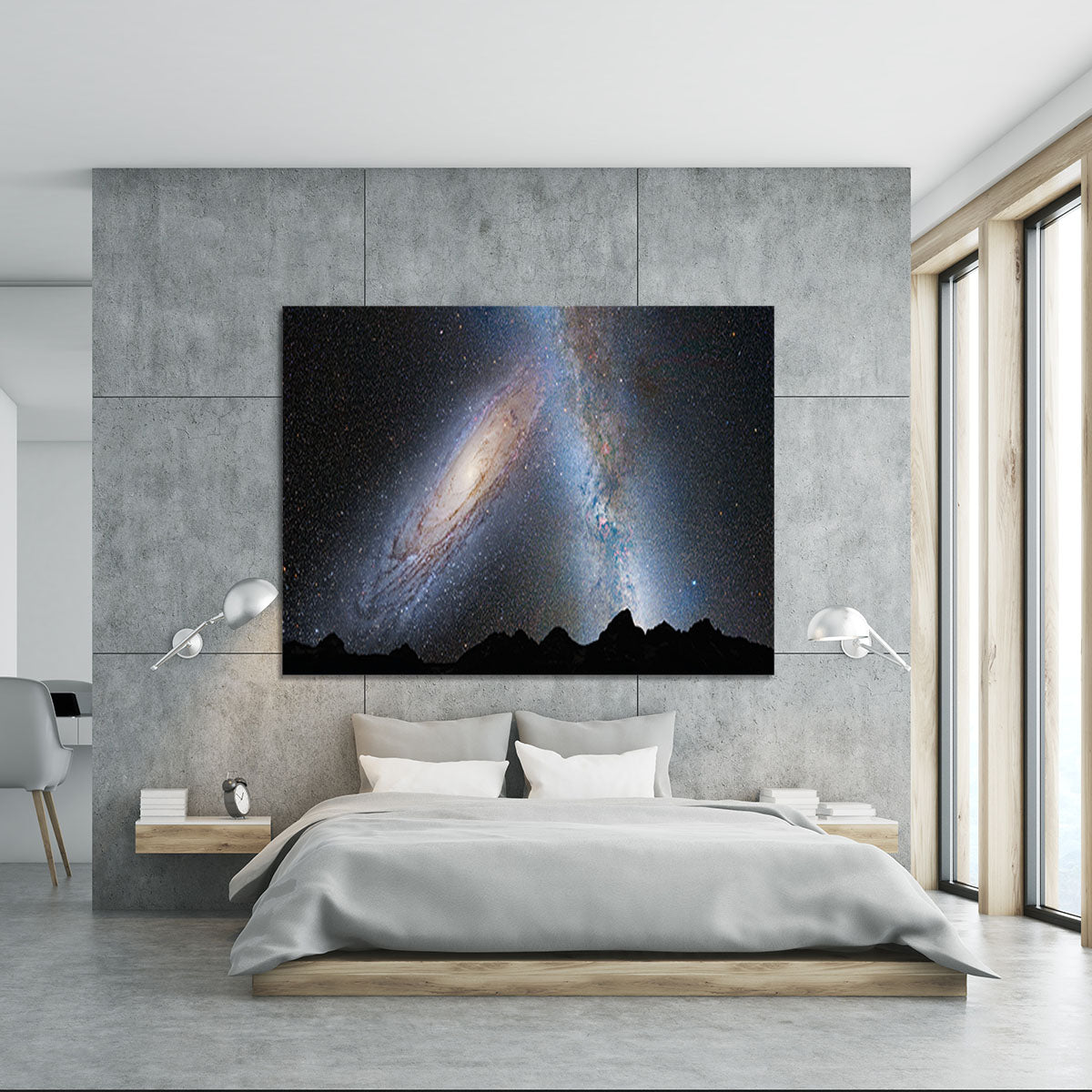 Milky Way Sky Canvas Print or Poster